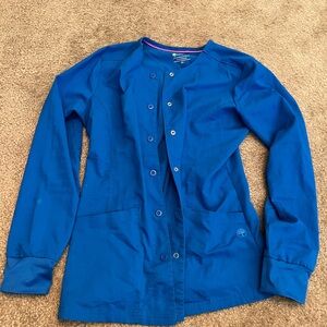 Purple Label by Healing Hands Scrub Jacket - XS - Royal Blue